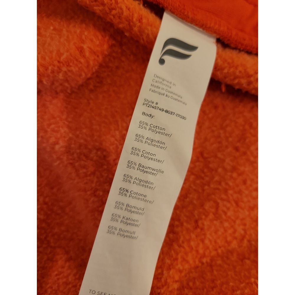 Fabletics Linda High Waisted Jogger Womens S Orange Activewear Stretchy Joggers - Picture 6 of 6
